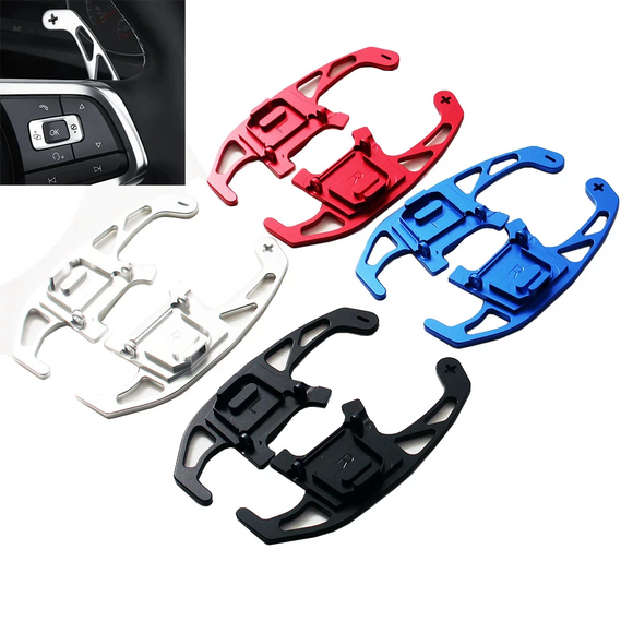 VW Volkswagen paddle shifters dsg paddles shift knobs Golf 7 MK7 GTI GTD GTE golf7 red blue silver black