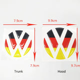 VW Rear / Front Badge German Flag Sticker