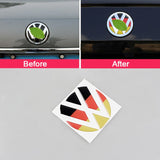 VW Rear / Front Badge German Flag Sticker