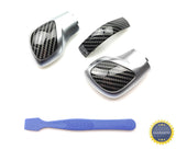 VW DSG Carbon Fiber Gear Shift Knob Cover Golf MK6, MK7, GTI, R / Passat B7, B8, CC / Jetta MK6 GLI