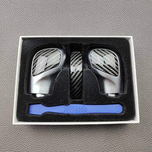 VW DSG Carbon Fiber Gear Shift Knob Cover Golf MK6, MK7, GTI, R / Passat B7, B8, CC / Jetta MK6 GLI