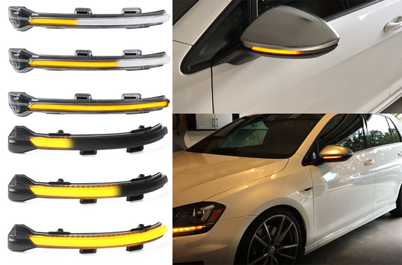 QKLsudua VW Pas-sat CC B7 Be-etle Sciro-cco Jet-ta MK6 LED Yan Ayna Dönüş Sinyali Işığı Tertibatı ile Uyumlu 2 adet Dinamik Sıralı Sinyal Işığı QKLsudua VW Pas-sat CC B7 Be-etle Sciro-cco Jet-ta MK6 LED Yan Ayna Dönüş Sinyali Işığı Tertibatı ile Uyumlu 2 adet Dinamik Sıralı Sinyal Işığı