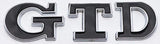 VW GTD Rear trunk badge - Emblem (7 models)