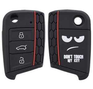 VW GTI / GTD Golf MK7, Polo 6C, Tiguan MK2 Silicone Key Case Cover - Don't touch my key