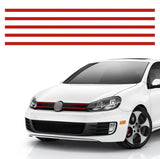 VW GTI Front Grille Red Strip Sticker