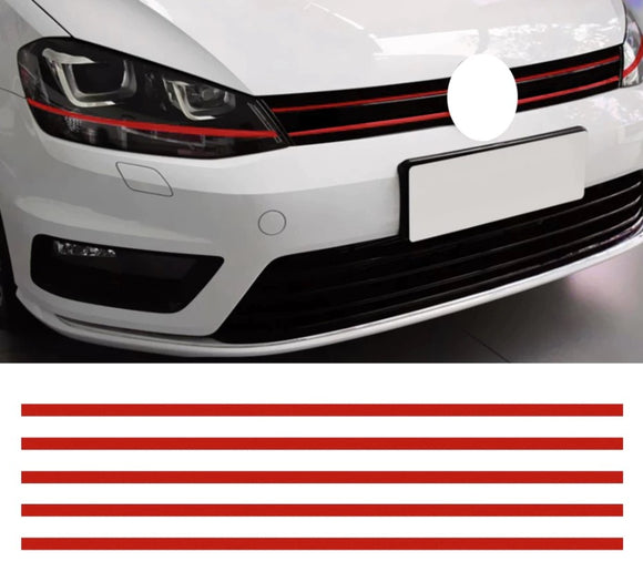VW GTI Front Grille Red Strip Sticker – GTI Mania