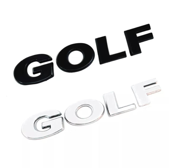 VW Golf Rear trunk badge - Emblem (2 colors)