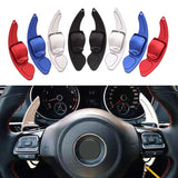 VW Volkswagen paddle shifters dsg paddles shift knobs Golf MK5 MK6 Jetta Passat B6 B7 CC R36 Polo 6R GTI Sharan Tiguan Touareg Touran Scirocco Beetle EOS black blue silver red