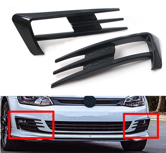 VW Golf MK7 Front Bumper Fog Lights Trim Replacement