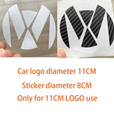 VW Rear Badge Shiny Genuine Carbon Fiber Sticker (8 colors)