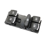 VW Window Switch Button FULL SET - Chrome and Black variant