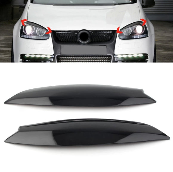 VW Golf MK5 Eyebrows Eyelids headlight trim cover